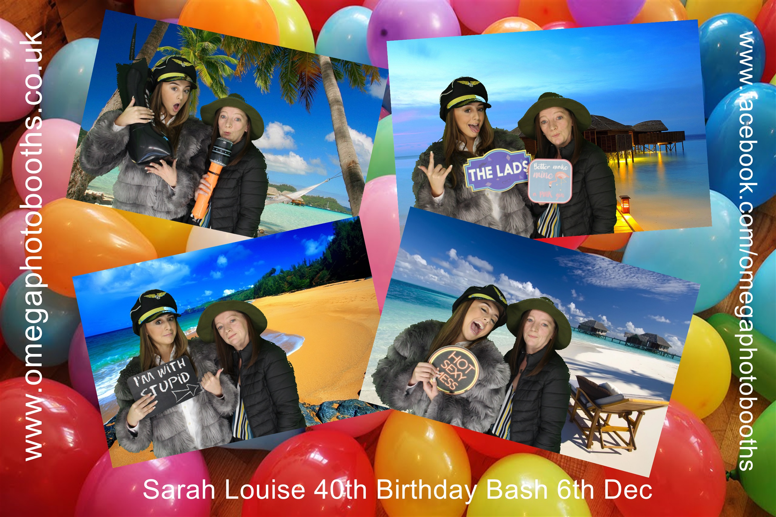 Sarah Louise 40th  | View more photos from the event at gallery.omegaphotobooths.co.uk/u/Omega-Photobooths/Sarah-Louise-40th